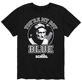 Men's Old School You're My Boy, Blue Tee