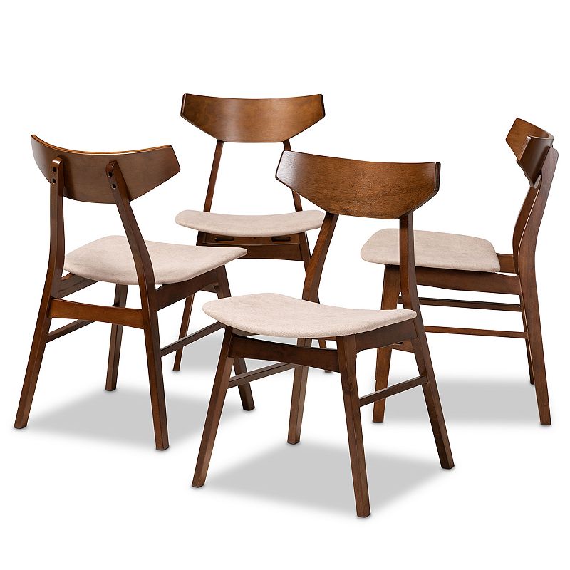 63810812 Baxton Studio Danica Dining Chair 4-piece Set, Bei sku 63810812