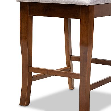 Baxton Studio Aria Pub Counter Stool 2-piece Set