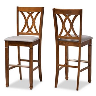 Baxton Studio Calista Bar Stool 2 pc Set