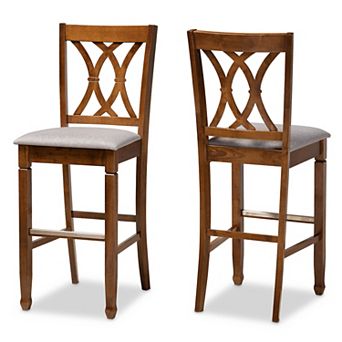 Baxton Studio Calista Bar Stool 2 pc Set