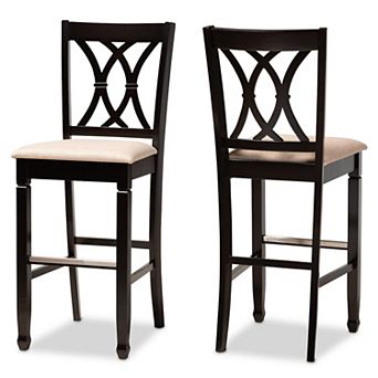 Baxton Studio Calista Bar Stool 2 pc Set