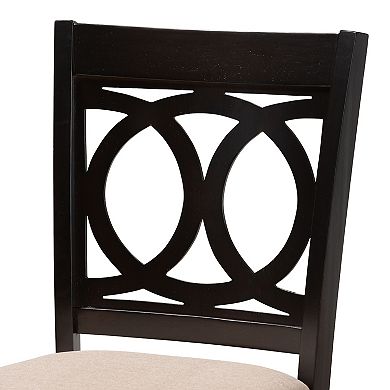 Baxton Studio Carson Bar Stool 2-piece Set