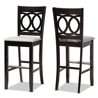 Baxton Studio Carson Bar Stool 2 pc Set