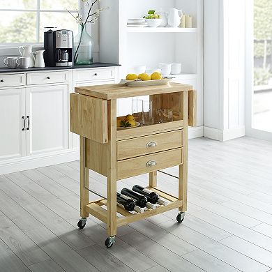 Crosley Bristol Double-Drop Leaf Kitchen Cart