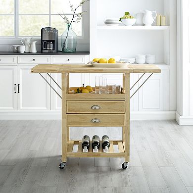 Crosley Bristol Double-Drop Leaf Kitchen Cart