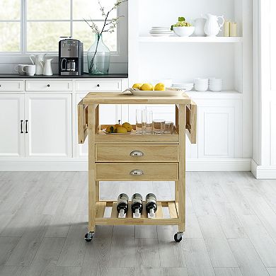 Crosley Bristol Double-Drop Leaf Kitchen Cart