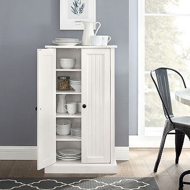 Crosley Seaside Distressed Accent Cabinet