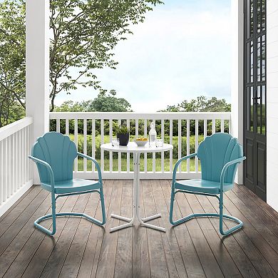 Crosley Tulip 3-Piece Outdoor Metal Bistro Set