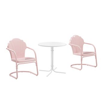 Crosley Tulip 3 pc Outdoor Metal Bistro Set