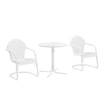 Crosley Tulip 3 pc Outdoor Metal Bistro Set