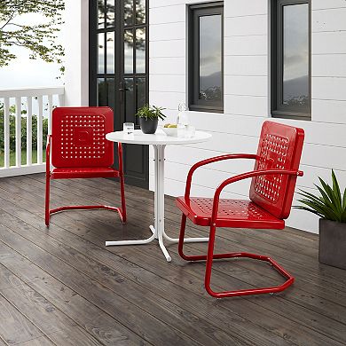 Crosley Bates 3-Piece Outdoor Metal Bistro Set