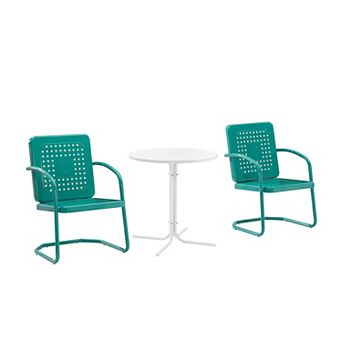 Crosley Bates 3 pc Outdoor Metal Bistro Set
