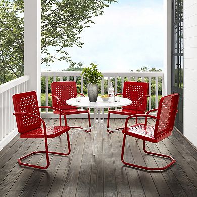 Crosley Bates 5-Piece Outdoor Metal Dining Set