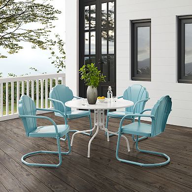 Crosley Tulip 5-Piece Outdoor Metal Dining Set