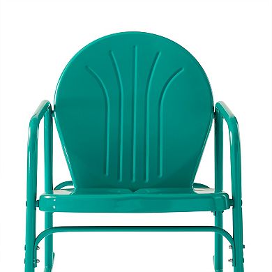 Crosley Griffith Outdoor 2-Piece Metal Rocking Chair Set