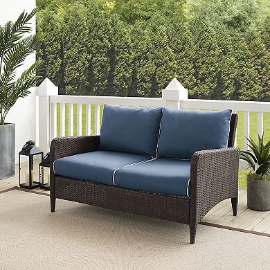 Crosley Kiawah Outdoor Wicker Loveseat