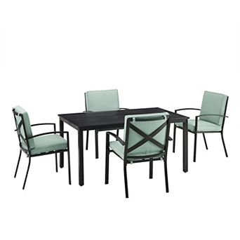 Crosley Kaplan 5 pc Outdoor Metal Dining Set