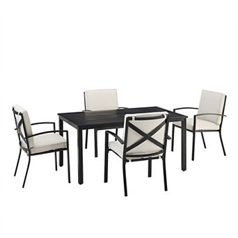 Crosley Kaplan 5 pc Outdoor Metal Dining Set