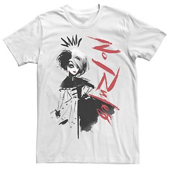 Disney's Cruella De Vil Men's No Rules Sketch Tee