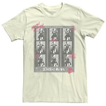 Disney's Cruella De Vil Men's Photo Portrait Grid Tee