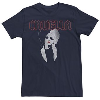 Disney's Cruella De Vil Men's Dark Portrait Tee