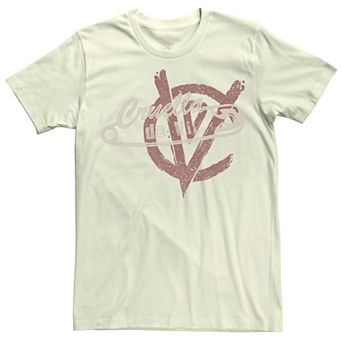 Disney's Cruella De Vil Men's Safety Pin Logo Emblem Tee