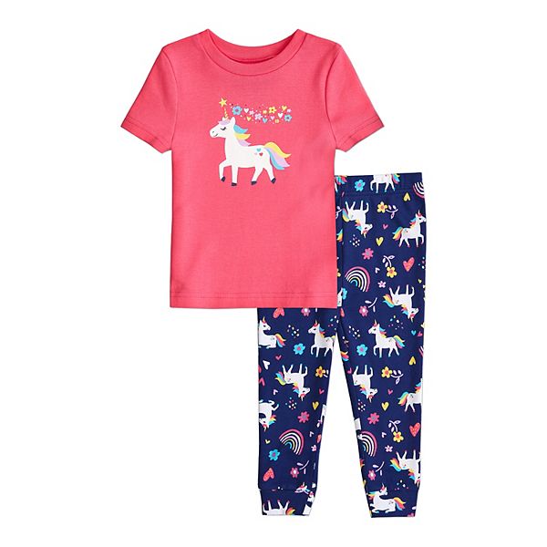 Baby Girl Cuddl Duds Unicorn Pajama Set