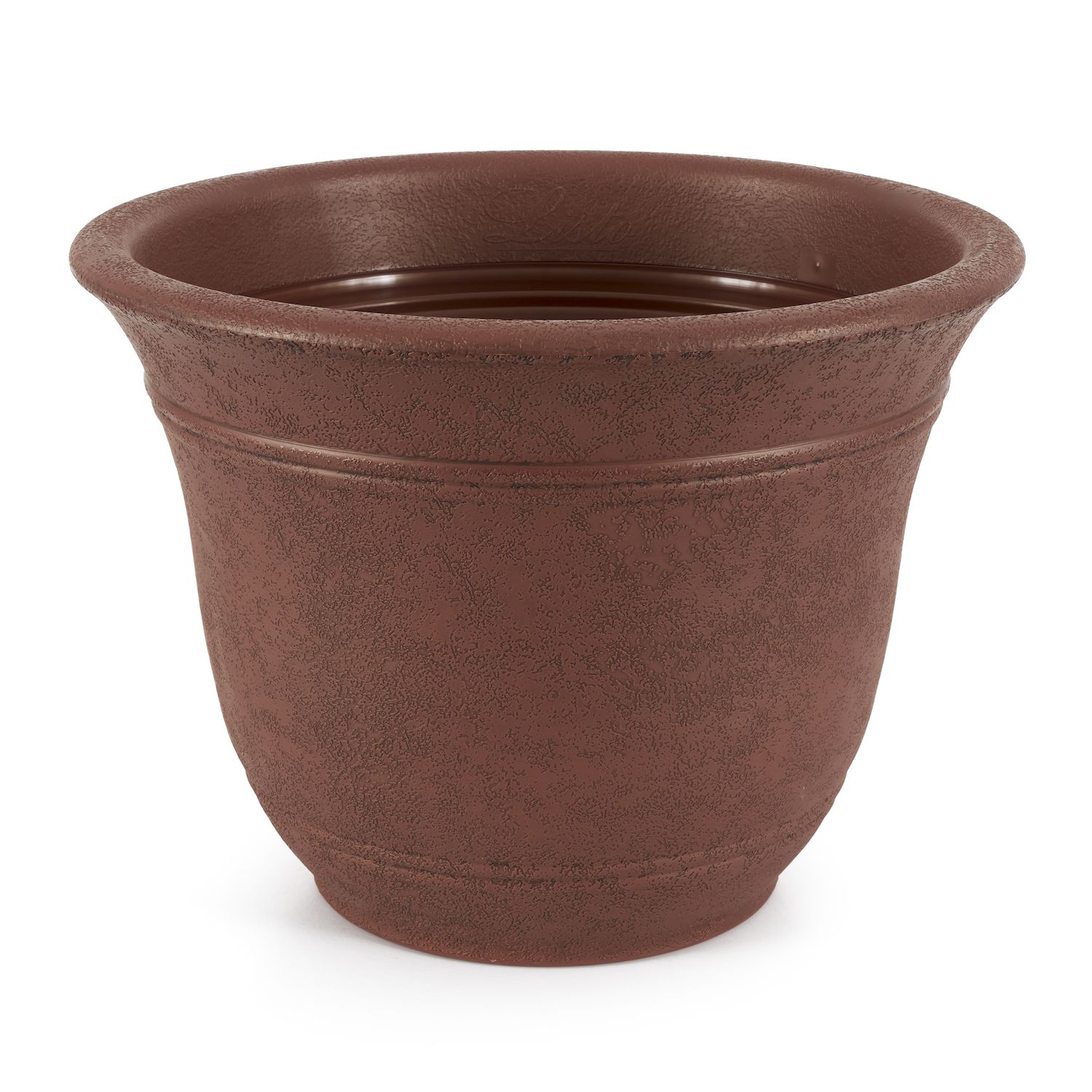 HC Companies 18 Inch Resin Garden Bowl Planter Pot, Terra Cotta