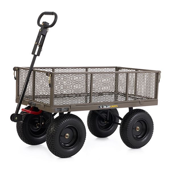 Gorilla Carts Steel Utility Cart 600 Pound Capacity