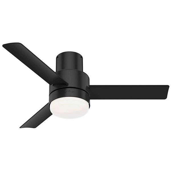 Hunter Fan 44 inch Contemporary Matte Silver Indoor/Outdoor Ceiling Fan 