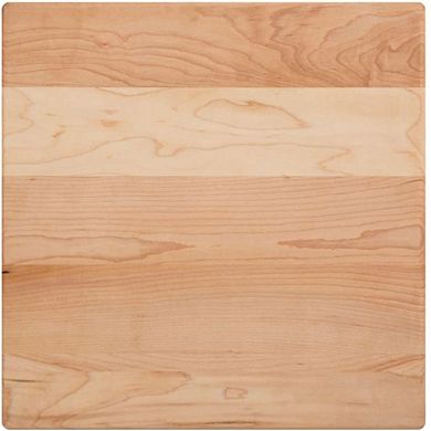 John Boos 12 Inch Wide Flat Edge Grain Cutting Board with Feet, Maple Wood Grain