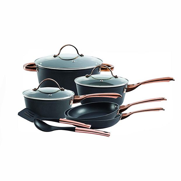 10-Piece Non-Stick Aluminum Cookware Set