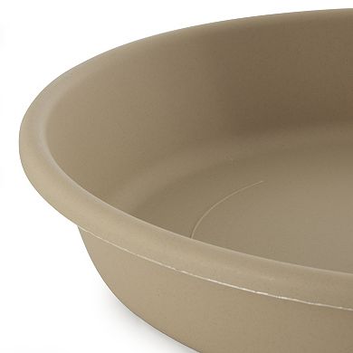 The HC Companies 21 Inch Planter Saucer for Classic Pot Containers, Sandstone