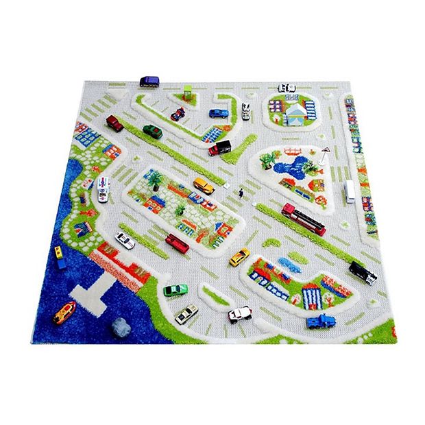 IVI Mini City 3D Play Rug - Multi