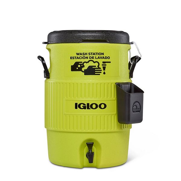 Igloo Portable 5 Gallon Camping Sports Station Water Dispenser Jug with  Spigot