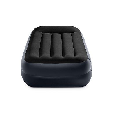 Intex Dura Beam Plus Pillow Raised Airbed Mattress with Built in Pump, Twin