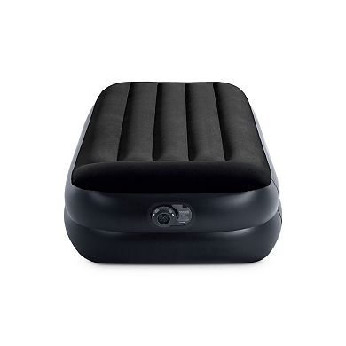 Intex Dura Beam Plus Pillow Raised Airbed Mattress with Built in Pump, Twin