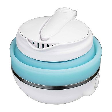 Brentwood KT-1508BL Dual Voltage 0.8L Collapsible Portable Tea Kettle, Blue