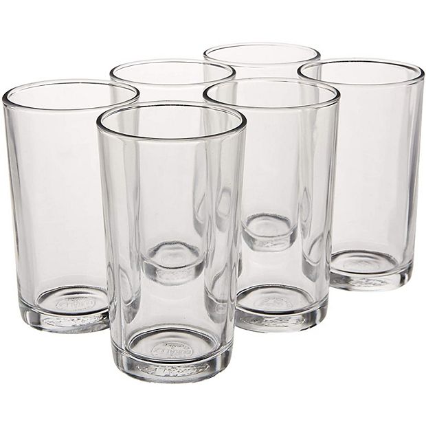 Duralex Unie 11.5 Ounce Clear Glass Drinkware Tumbler Drinking Glasses, Set  of 6