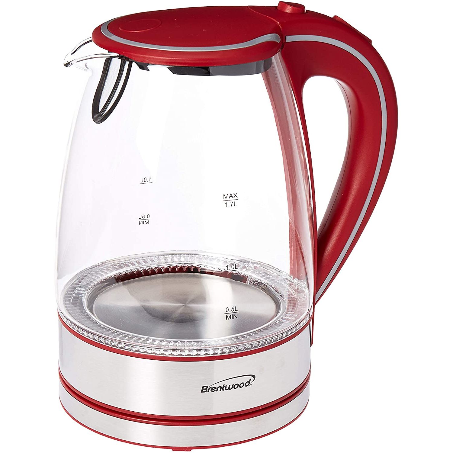 Better Chef 1.7 Liter 360 Degree Glass Cordless Electric Kettle