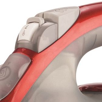Brentwood MPI-54 1000 W Non Stick Home Laundry Clothes Vertical Steam Iron, Red