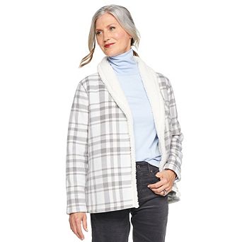 Petite Croft & Barrow® Sherpa Cardigan