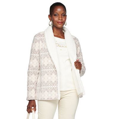 Petite Croft Barrow Sherpa Cardigan