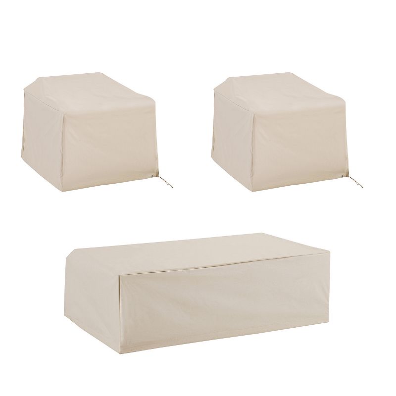 30711175 Crosley 3-Piece Furniture Cover Set, Beig/Green sku 30711175