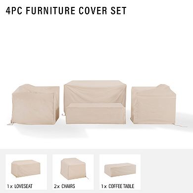 Crosley 4-Piece Furniture Cover Set