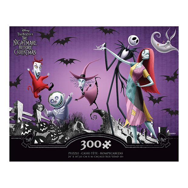  Ceaco - Disney - Nightmare Before Christmas - Let's Dance -  Oversized 300 Piece Jigsaw Puzzle : Toys & Games