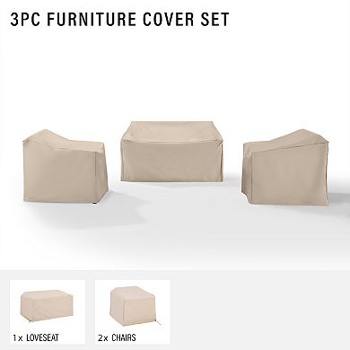 Crosley 3-Piece Furniture Cover Set