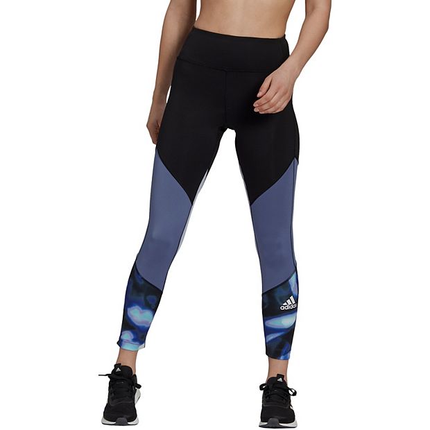 Zoe Saldana Adidas Women's High-Rise Primegreen Athletic Leggings Size XL  FLAW