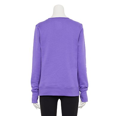 Petite Tek Gear® Ultrasoft Fleece Crewneck Sweatshirt